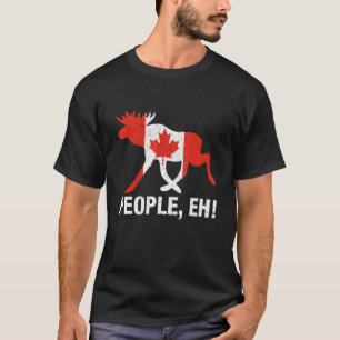 Camiseta Pessoas! Funny Canada Moose Maple Leaf Canada