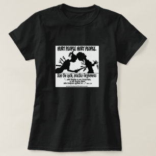 Camiseta Pessoas Hurt Pessoas silhueta t shirt