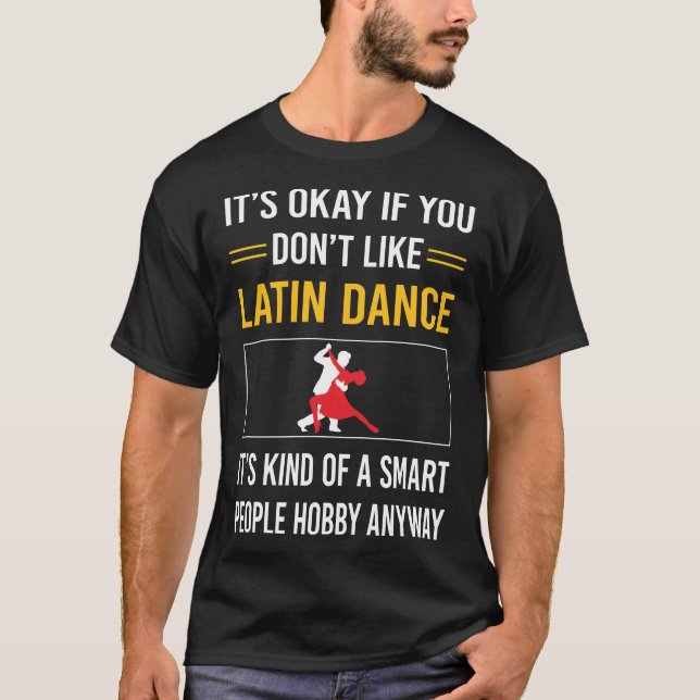 Camiseta Pessoas Inteligentes Dança Latina (Frente)