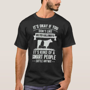 Camiseta Pessoas Inteligentes Fazendeiro de Gado Raça de V