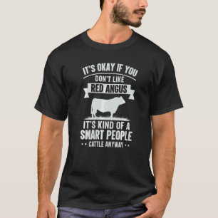Camiseta Pessoas Inteligentes Fazendeiro de Gado Raça de Va