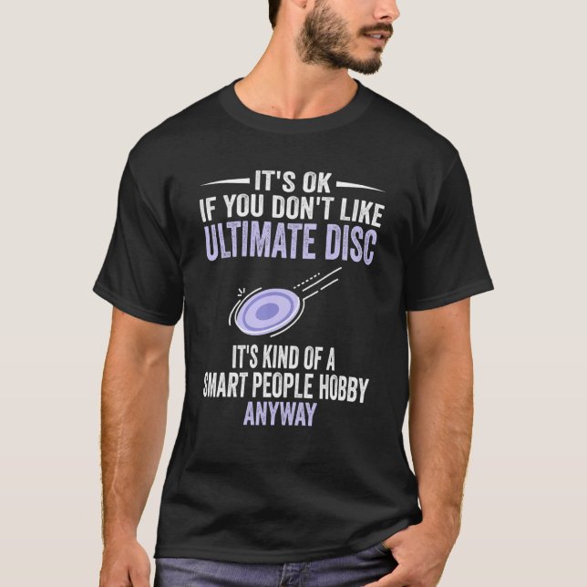 Camiseta Pessoas Inteligentes Hobby Disco Ultimate Ultimate (Frente)