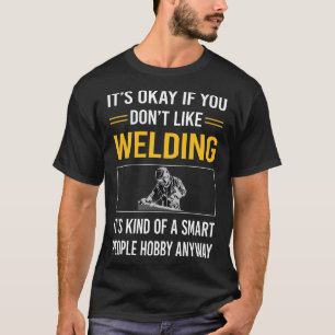Camiseta Pessoas Inteligentes Soldando Solda Soldador