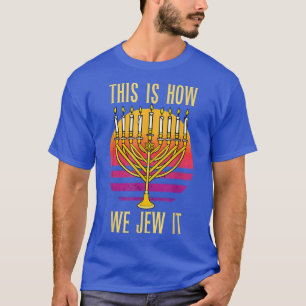 Camiseta Pessoas judaicas Hanukkah Chanukah Engraçados Isra