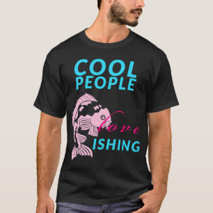 Camiseta pessoas legais amam a pesca