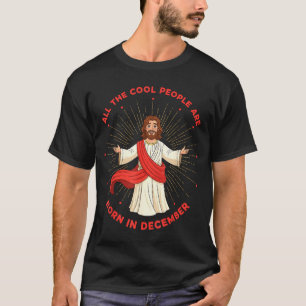 Camiseta Pessoas Legais Nasciam Em Dezembro Aniversário Div