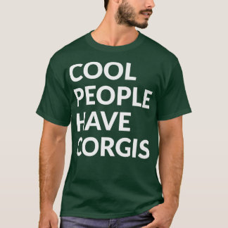 Camiseta Pessoas legal Têm Cachorro Corgisengraçado-210