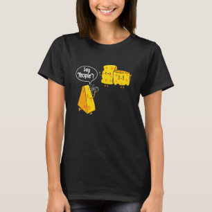 Camiseta Pessoas - Leite De Leite De Comida De Queijo - Gou