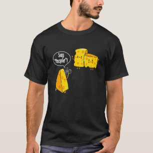 Camiseta Pessoas - Leite De Leite De Comida De Queijo - Gou