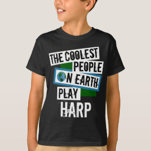 Camiseta Pessoas mais legais na Terra Tocam Harp