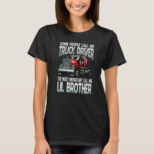 Camiseta Pessoas Me Chame De Driver De Caminhão O Lil Mais
