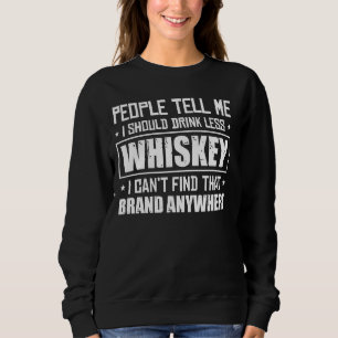 Camiseta Pessoas me dizem que eu deveria beber menos uísque