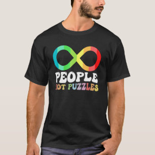 Camiseta Pessoas Não Quebra-cabeça Autismo Sensibilização N