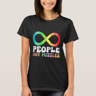 Camiseta Pessoas Não Quebra-cabeça Autismo Sensibilização N