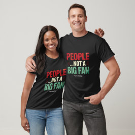 Camiseta Pessoas Não São Grandes Fãs Introvertido Presente 