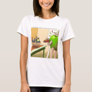 Camiseta Pessoas Natureza Morta Engraçado Cartoon