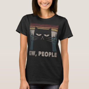 Camiseta Pessoas Negras Clássicas Negras Gata Engraçada Ent