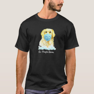 Camiseta Pessoas Nojentas Germes Golden Retriever Cachorro