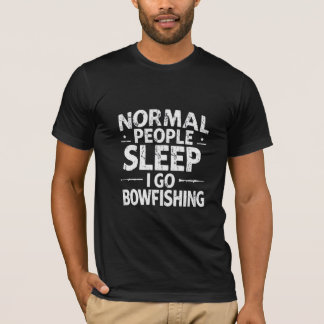 Camiseta Pessoas Normais Dormem Eu Vou Pescar com Arco Notu