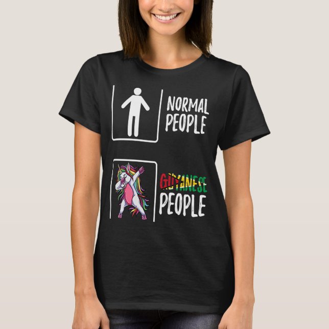 Camiseta Pessoas Normais Guyanese (Frente)