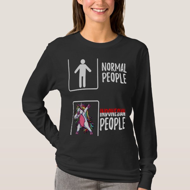 Camiseta Pessoas normais indonésio (Frente)