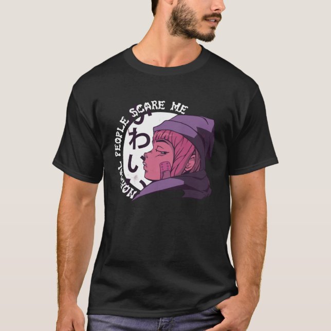 Camiseta Pessoas normal me assusta (Frente)