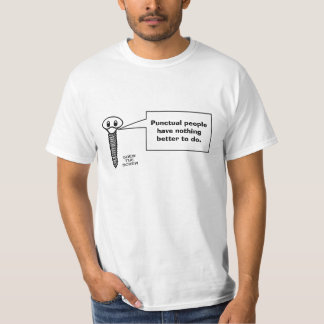 Camiseta Pessoas pontuais