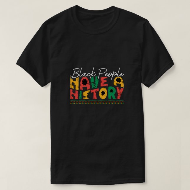 Camiseta pessoas_pretas_a_histórico_02 (Frente do Design)