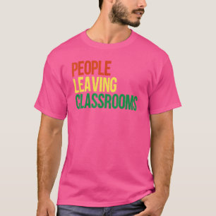 Camiseta Pessoas Saindo das Salas de Aula Plc 5