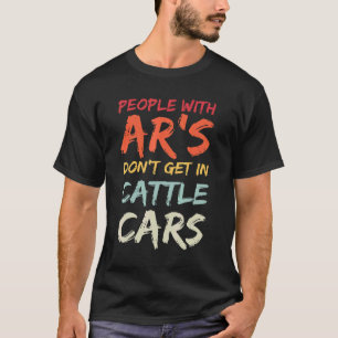 Camiseta Pessoas sarcásticas com AR não chegam em Bovinos