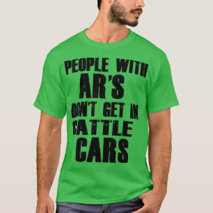 Camiseta Pessoas Sarcásticas Engraçadas com AR's não se enc