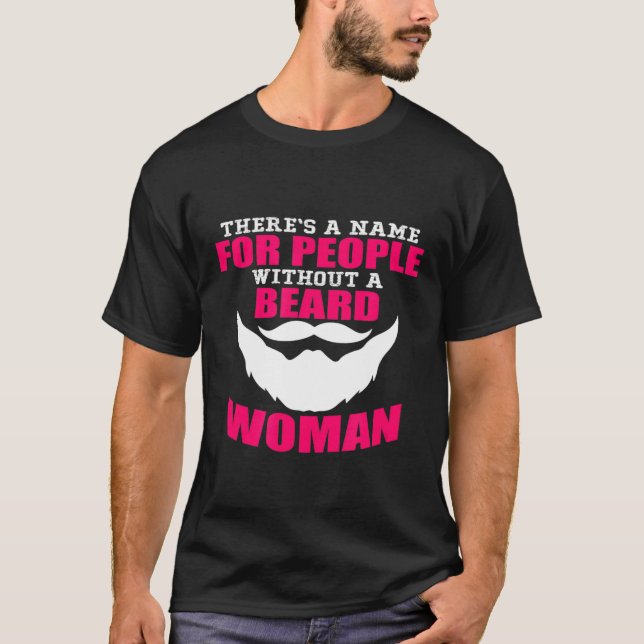 Camiseta Pessoas Sem Barba Mulheres (Frente)