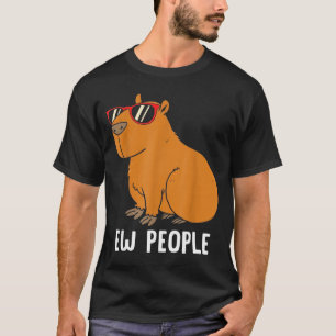 Camiseta Pessoas Tão Engraçadas Capivara Introvertido Citaç