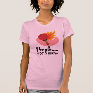 Camiseta Pessoas Tênis de mesa de de de ventilador não gran