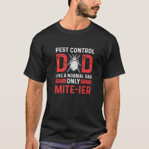 Camiseta Pest Control Papa. Pai do exterminador. Controle d