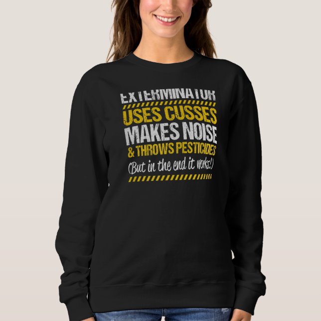 Camiseta Pest Control Throws Pesticides Exterminator   (Frente)