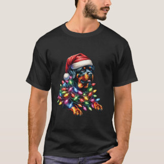 Camiseta Pet Amantes de os animais Rottweiler Cachorro Papa