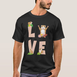 Camiseta Pet Animal Hamsters Love