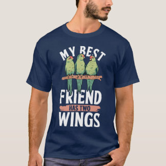 Camiseta Pet Bird, um amigo de pássaros