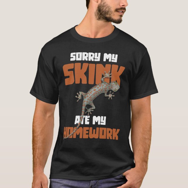 Camiseta Pet Blue Tongued Skink Lizard Lover Youth Boy Girl (Frente)