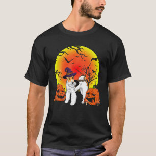 Camiseta Pet Bonito Amava Fox Terrier Dog Bruxaria Hallowee