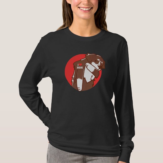 Camiseta Pet Cane Corso de Cão Italiano Mãe 4 (Frente)