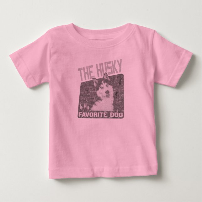 Camiseta Pet de Cachorro Siberiano Husky (Frente)