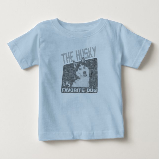 Camiseta Pet de Cachorro Siberiano Husky (Frente)