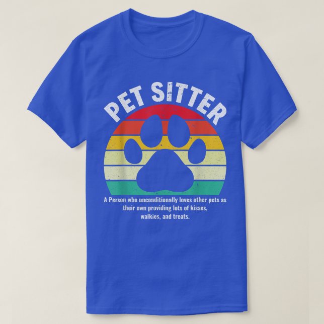 Camiseta Pet De Definição De Pet Engraçado Sentado Em Watt  (Frente do Design)