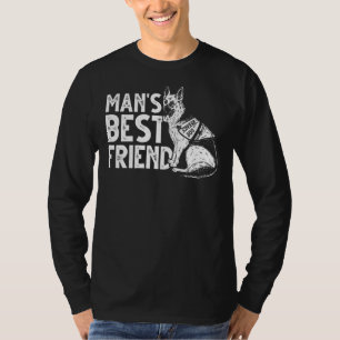 Camiseta Pet de Melhor Amigo do Homem-Cachorro german sheph