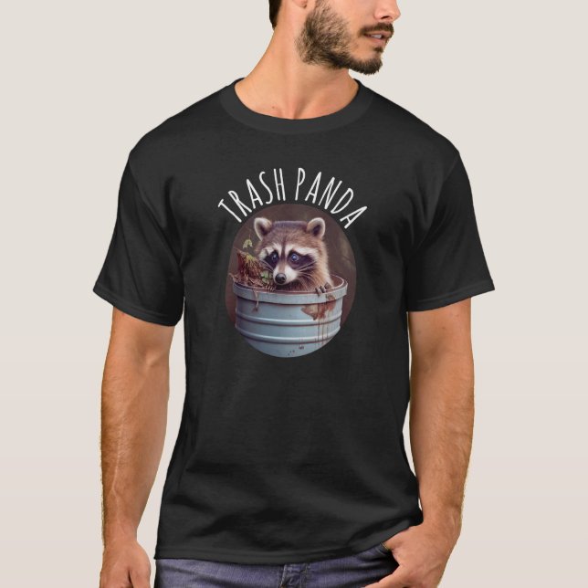 Camiseta Pet de Piada de Panda Raccoon (Frente)