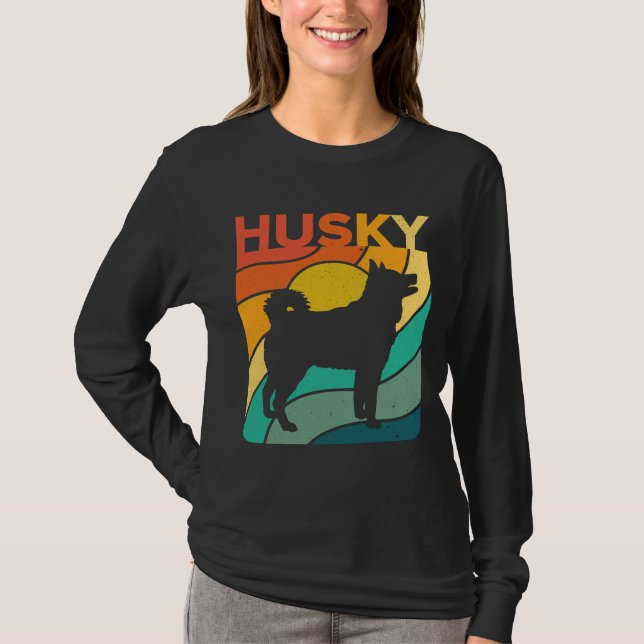 Camiseta Pet de Vintagem de Cães roucos (Frente)