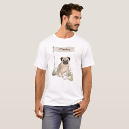 Camiseta Pet Dog de Nome Personalizado