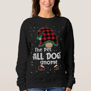 Camiseta Pet Dogs Gnome Xadrez Buffalo Correspondente Natal